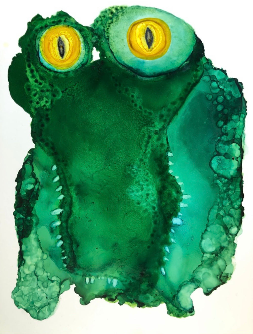 Cole Carter Original Print | "Le Crocodile"