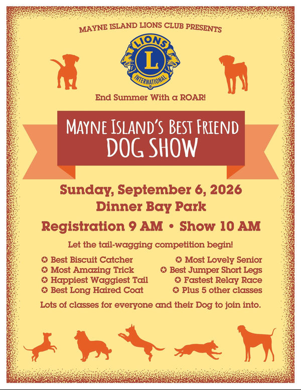 Mayne Island's Best Friend Dog Show