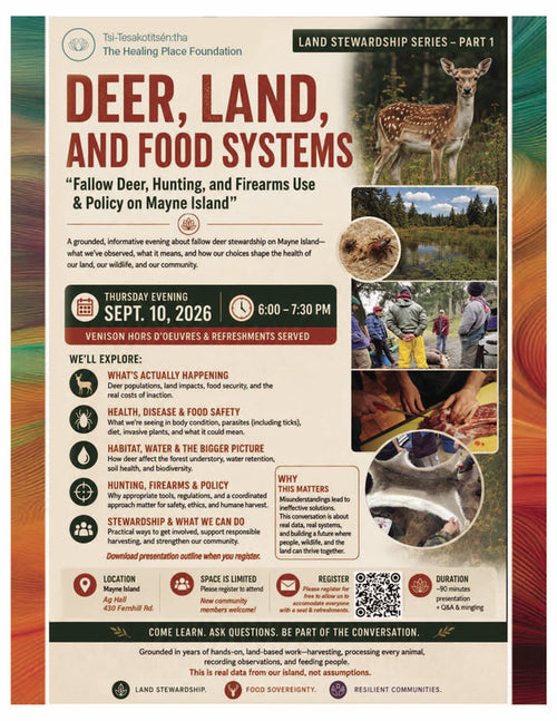 Deer, Land, and Food Systems | Fallow Deer, Hunting, and Firearms Use & Policy on Mayne Island 