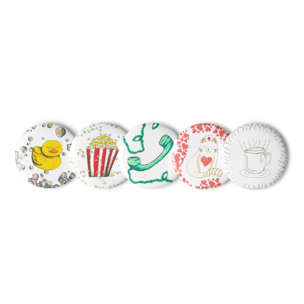 Pin Set | Emergency Self-Care Plan